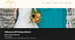 Desktop Screenshot of brudspecialisten.com